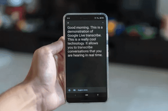 Google Live Transcribe
